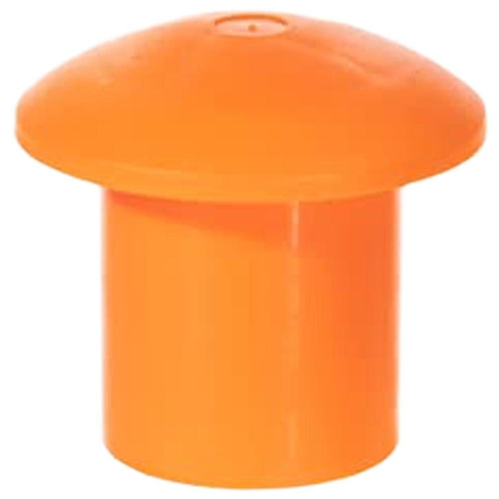 For Construction For Safety 100 Pcs Orange Mushroom For Durable Plastic Tools Easy Installation for 10M to 25M