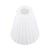 Camping Light Lampshade with Top Handle Flashlight Lamp Shade White Plastic Floor Lamp Cover Hangable for Camping Hiking