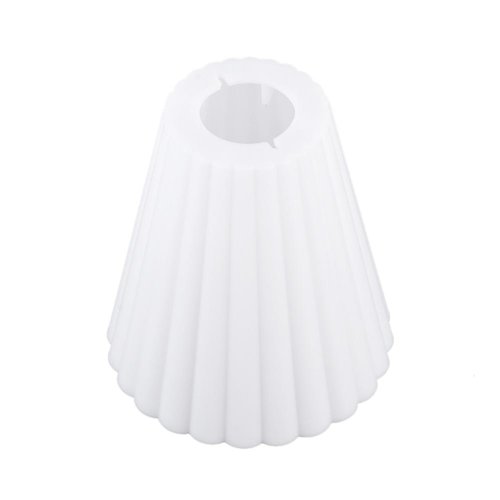 Camping Light Lampshade with Top Handle Flashlight Lamp Shade White Plastic Floor Lamp Cover Hangable for Camping Hiking