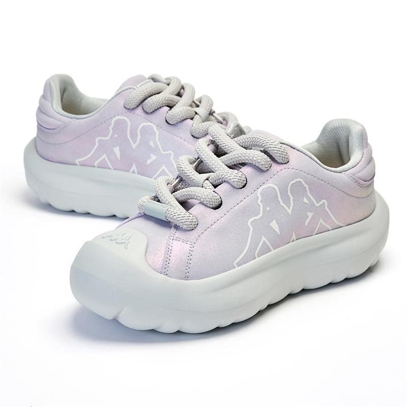 Kappa Comfortable Fashionable Minimalist Durable Lightweight Low-Top Casual Shoes Women sneakers White Purple K0E45CC00F-024