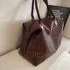 Vintage Tote Bag PU Large Capacity Shoulder Bag Women's Travel Bag