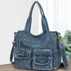Retro Fashion Motorcycle Women's Bag  New Versatile High Quality Travel Bag - Large Capacity Commuter Simple Shoulder Bag