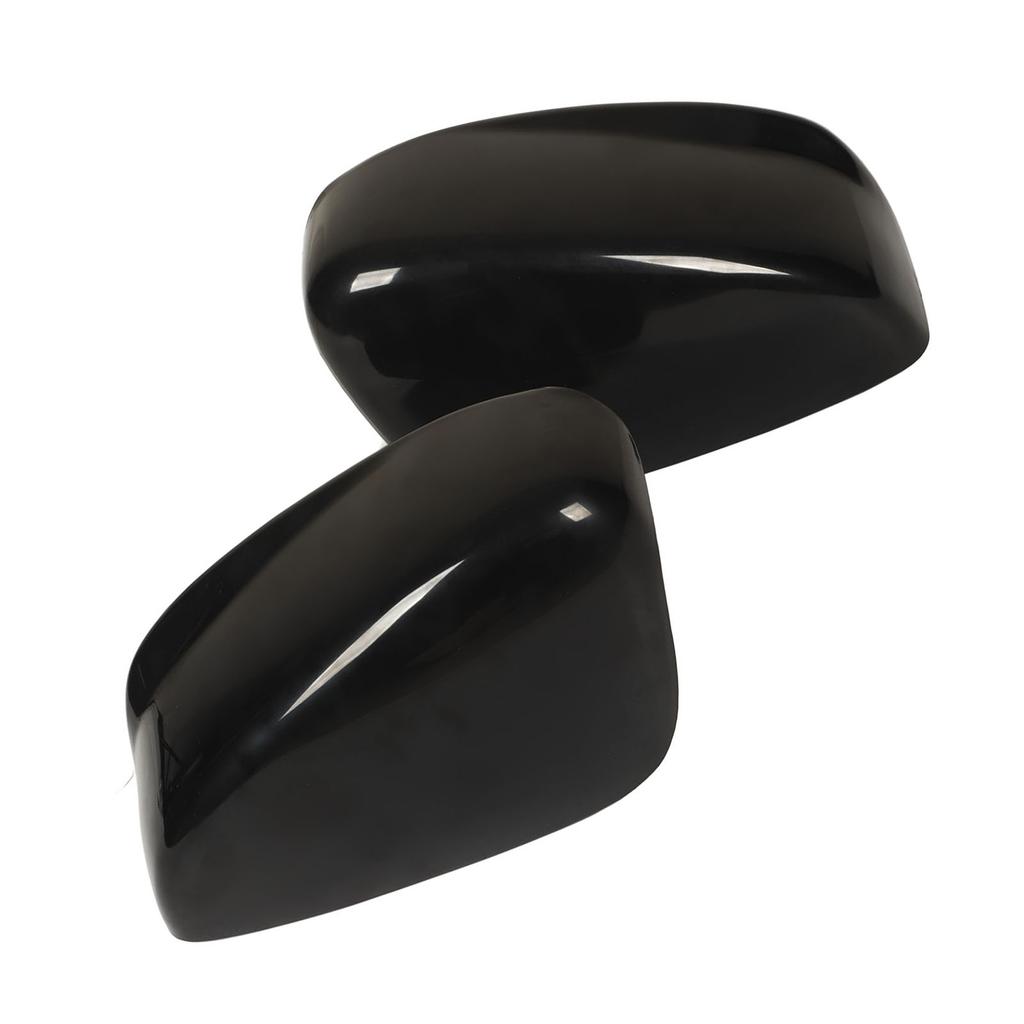 1Pair Car Rearview Mirror Cap Covers Glossy Black Side Door Wing Mirror Cap Covers Replacement for Accord 2008‑2012
