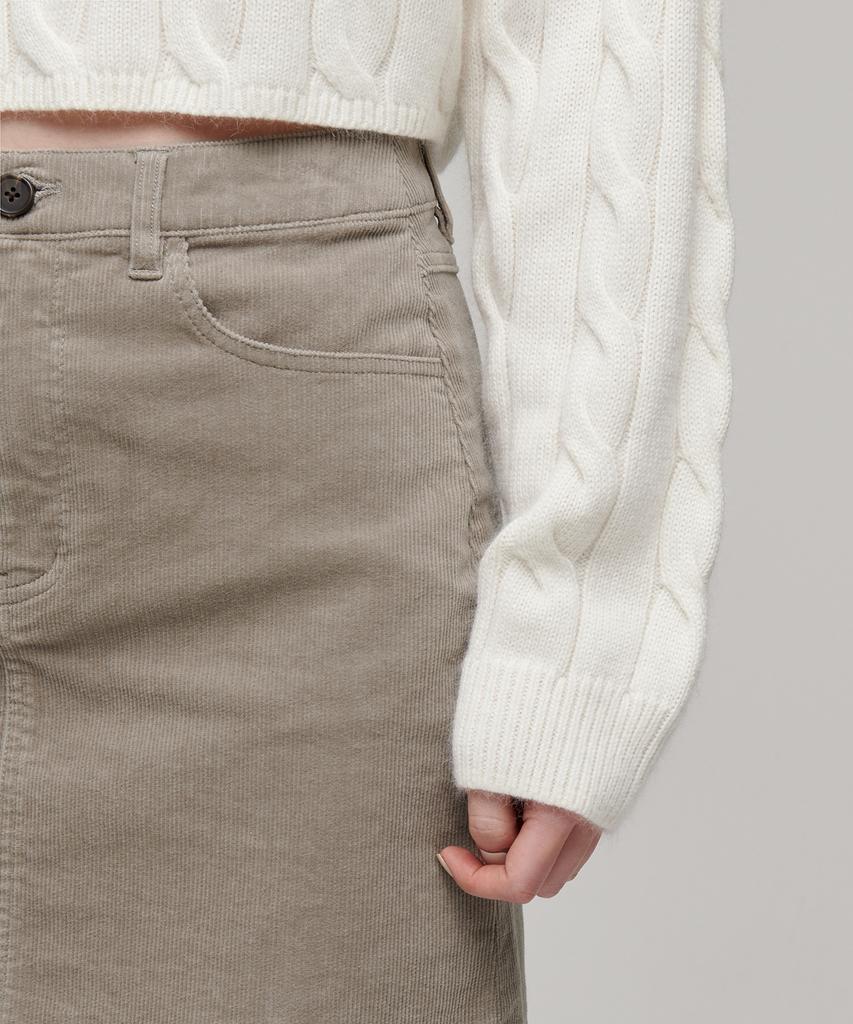 MUSINSA STANDARD WOMAN Women'S Angora Blend Cable Crop Knit [Ivory]
