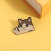 Cartoon Cute Kitten Badge, Personalized Cute Pet Badge Clothing Accessories, Chest Flower Backpack Fixed Decoration Animal Collar Needle.