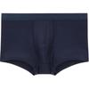 Comfortable Mid-Rise Solid Boxer Briefs Men Underwear Dark-Blue NB3248-VN7