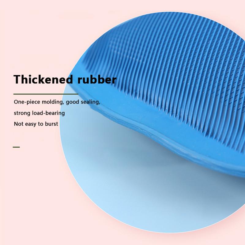 1500/1000Ml Thick  Water Bottles Portable Rubber Winter Warm  Water Bag Hand Warmer Water Filled Silicone  Water Bag