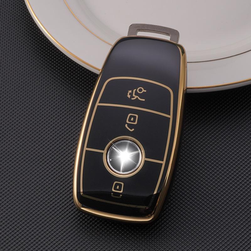 Mercedes-Benz Key Cover Is Suitable for The New E-class E200/E300L/C-class C260L Car Keycase Chain