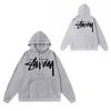 Mens Oversized Hooded Sweatshirt With Letter Print Heavyweight Cotton Winter Streetwear Style