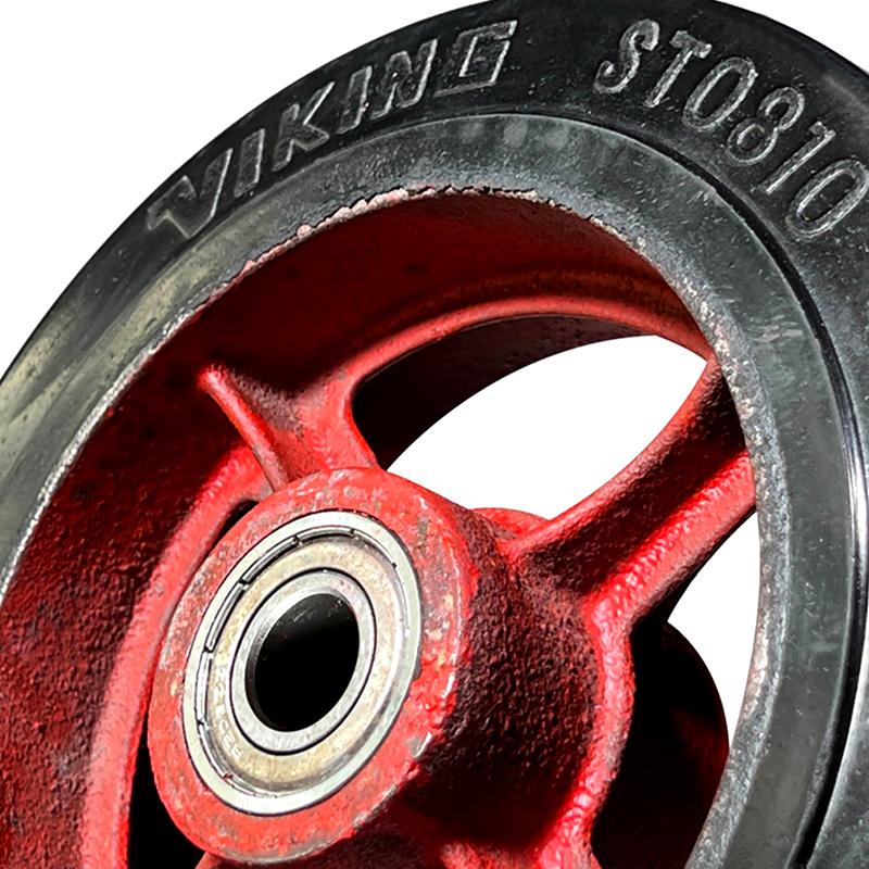 6, 8,10, 12 Inches Push Cart Rubber Wheel Heavy Duty Wheel Replacement Of Trolley Cart Handtruck/Pushcart