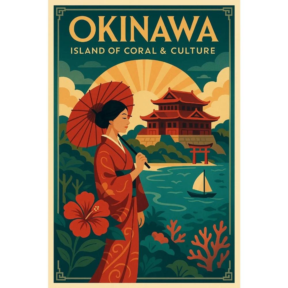 Vintage Japan Travel Poster Print For Office Living Room Home Decor Fuji Mountain Tokyo Osaka Landscape Canvas Painting Wall Art