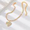 1 Women's Trendy Claw Chain Series Single Row Peach Heart Ankle Chain Outdoor Tourism Beach Banquet Party Holiday Gift