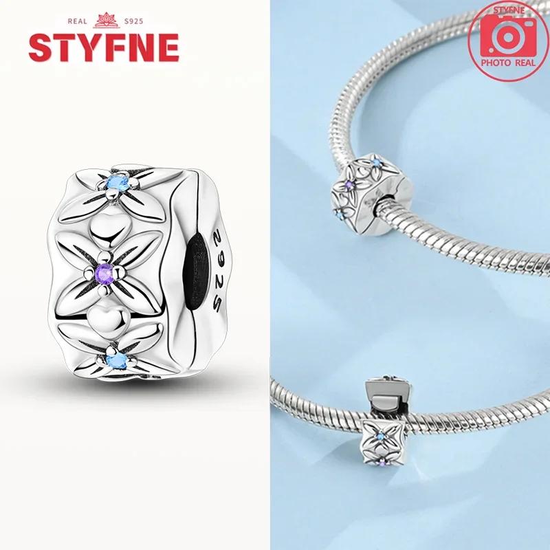Copper Metal Colorful Butterfly Series Charm Bead Components Shiny Zircon Bead Components Compatible With Authentic Original Bracelet High Quality