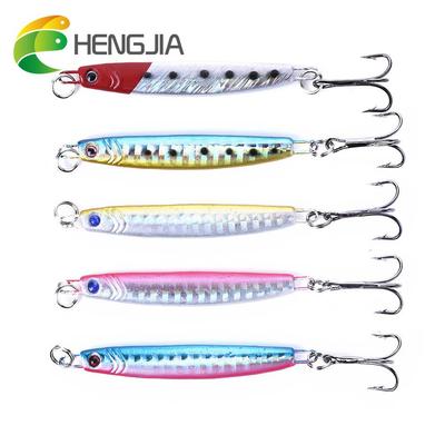 1 Stück 7 cm/14 g HENGJIA Metallbleiköder für sinkende Barsch-Fischvorrichtungen