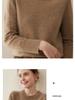 Autumn Winter Cashmere Knit Base Layer: Soft, Comfortable, Saddle Shoulder, Round Neck Shirt