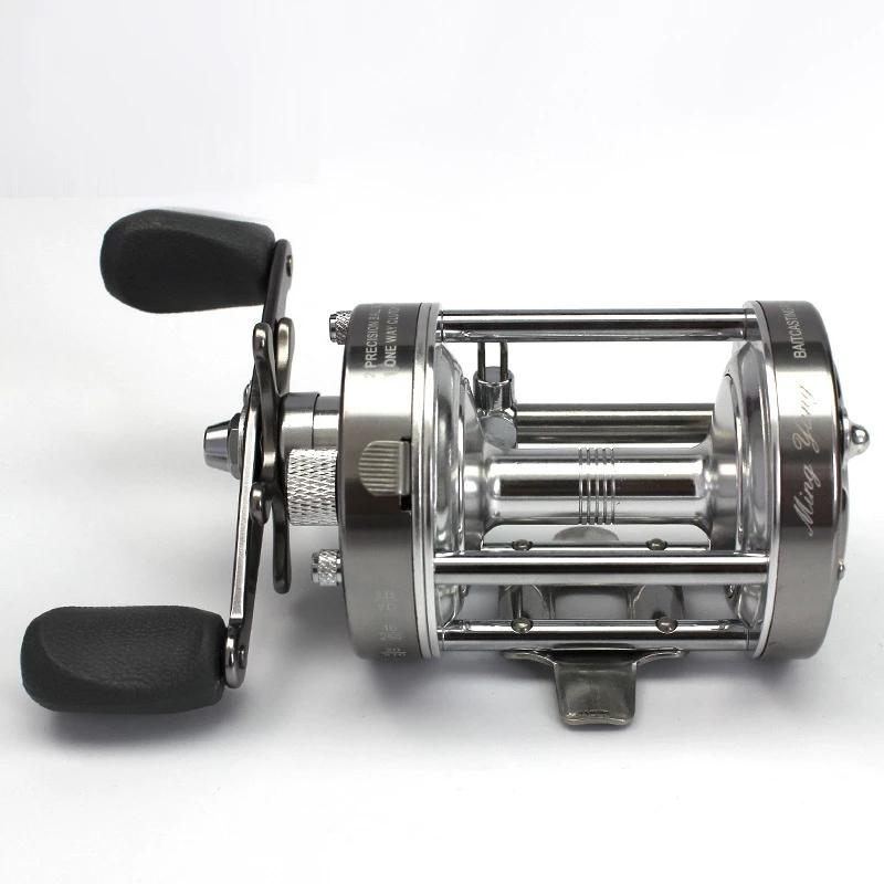 All Metal Super Strong Drum Trolling Fishing Reel High Quality Saltwater Double Brake Drum Wheel Casting Coil Max Drag 20kg LS