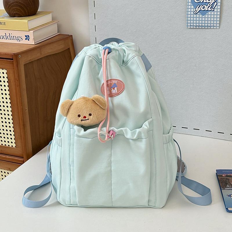 New shoulder bag large capacity casual backpack light sports high sense backpack cross-border schoolbag women's tide