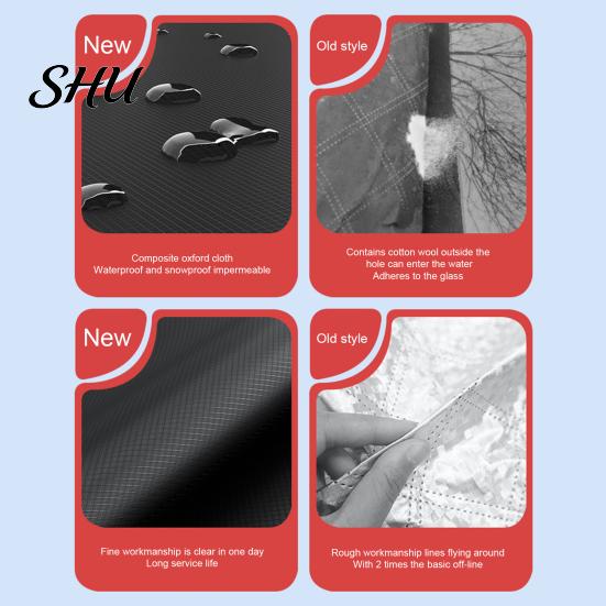 Snow Protection Car Sunshade Magnetic Windshield Cover for Ice Sun Gift For Owners Thickened Frost Guard Accessories Winter Outdoor