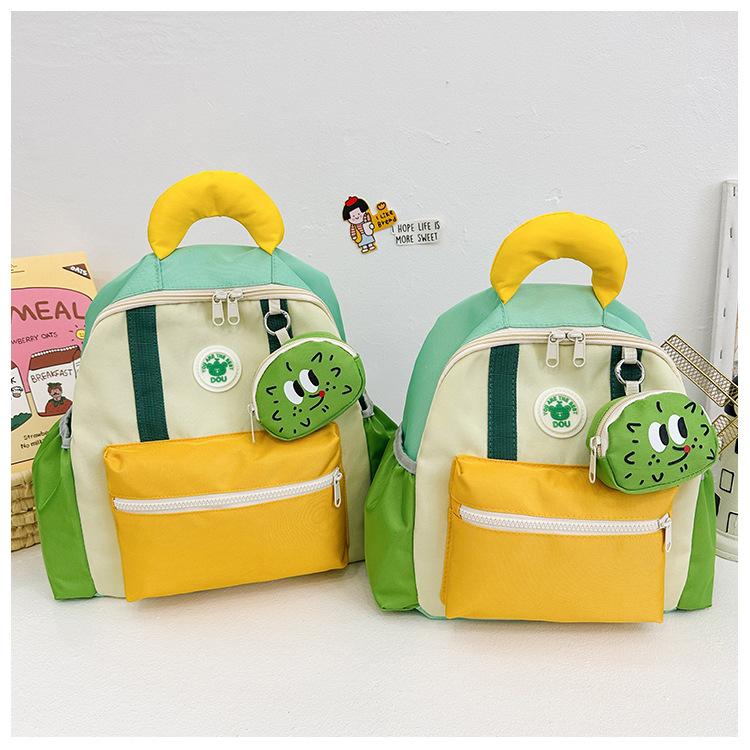 Lekki plecak przedszkolny koreański plecak dziecięcy z dopasowaniem kolorów flow przez uroczy plecak podróżny dla chłopców i dziewczynek