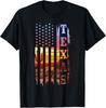 Texas American Flag Pride Landscape Cactus Patriotic Gift Unisex T-Shirt