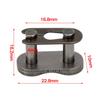 HIAORS 420 Chain Master Roller Connector Links For 90Cc 110Cc 125Cc 150Cc Tao Tao Coolster Apollo Pit Dirt Bike ATV Quad 196Cc 212Cc Coleman CT200U