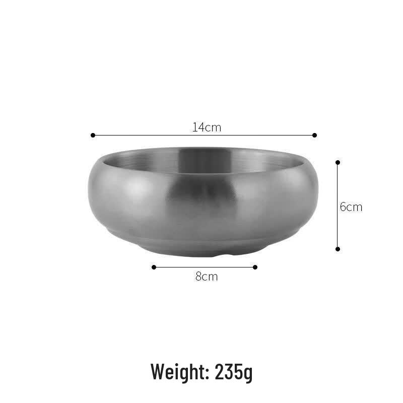 ZISIZ Double-Layer Commercial Serving Bowl