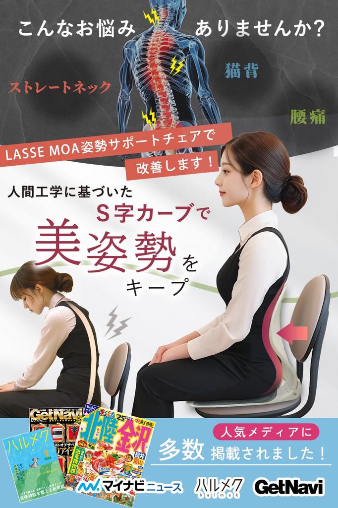 By Judo Posture Support Posture Pelvic Correction Chair and LASSE MOA Back Pain Posture Improvement Chair Back Pain Improvement Posture Support