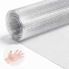 Hardware Cloth, 6.3 Mm 1 X 5 M 0.55 Mm Diameter Chicken Wire Fence, Hot-Dip Galvanized After Welding Metal Wire Mesh Roll, Garden Plant Welded Fencing