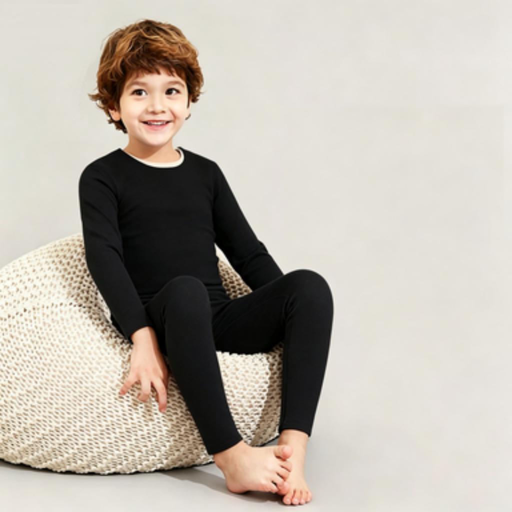 Women's Thermal Pajama Set, Long Sleeve Winter Sleepwear for Cold Cozy Night