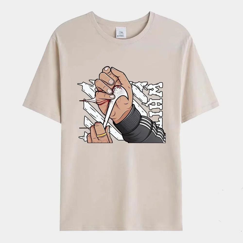 High Quality Men's T-Shirt Oversize T Shirt  Men Summer Luxury Brand T-Shirts Streetwear Trend Brand Lapel Fashion Casual Tee