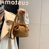 Deerskin-Velvet Leather Messenger Bags for Women Small Bags Luxurious Shoulder Bag Women's Crossbody Bag