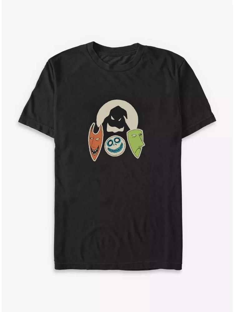 2026 New Nightmare Before Christmas Jack Print Womens Crew Neck Loose Plus Size Comfortable Short Sleeve TShirt