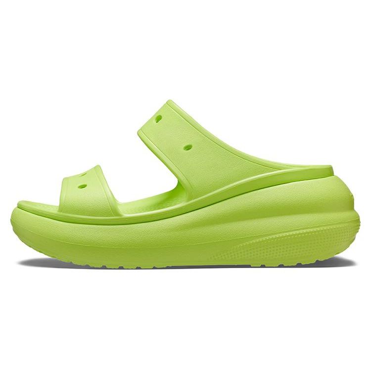Crocs Classic Puff Outdoor Sports Sandals Women Sandals Lemon-Green 207670-3UH