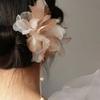 Fairy Vintage Hairpin Handmade Large Silk Floral Tassel Hair Stick For Women Daily Life Travel Party Elegant Hair Accessories