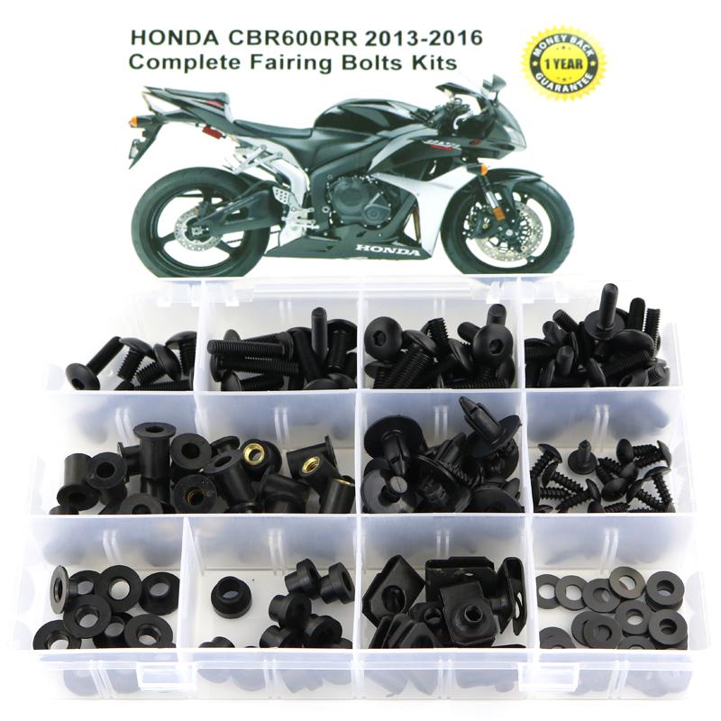 Fit For Honda CBR600RR CBR 600RR 2013-2016 Motorcycle Cmplete Full Fairing Bolts Kit Fairing Clips Bodywork Screws