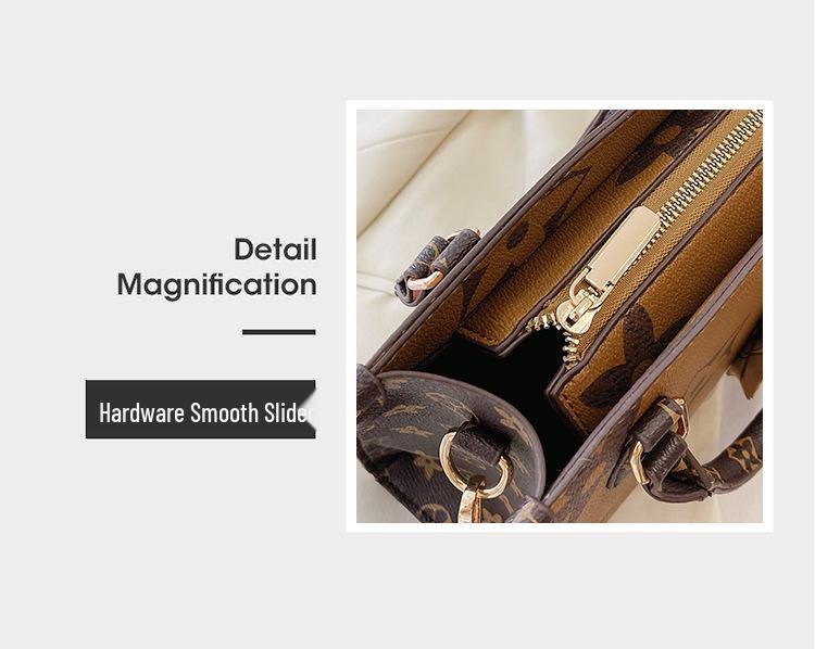 Women's Vintage Floral Tote Bag, 2024 Trendy Large Capacity Shoulder Bag with Wide Strap