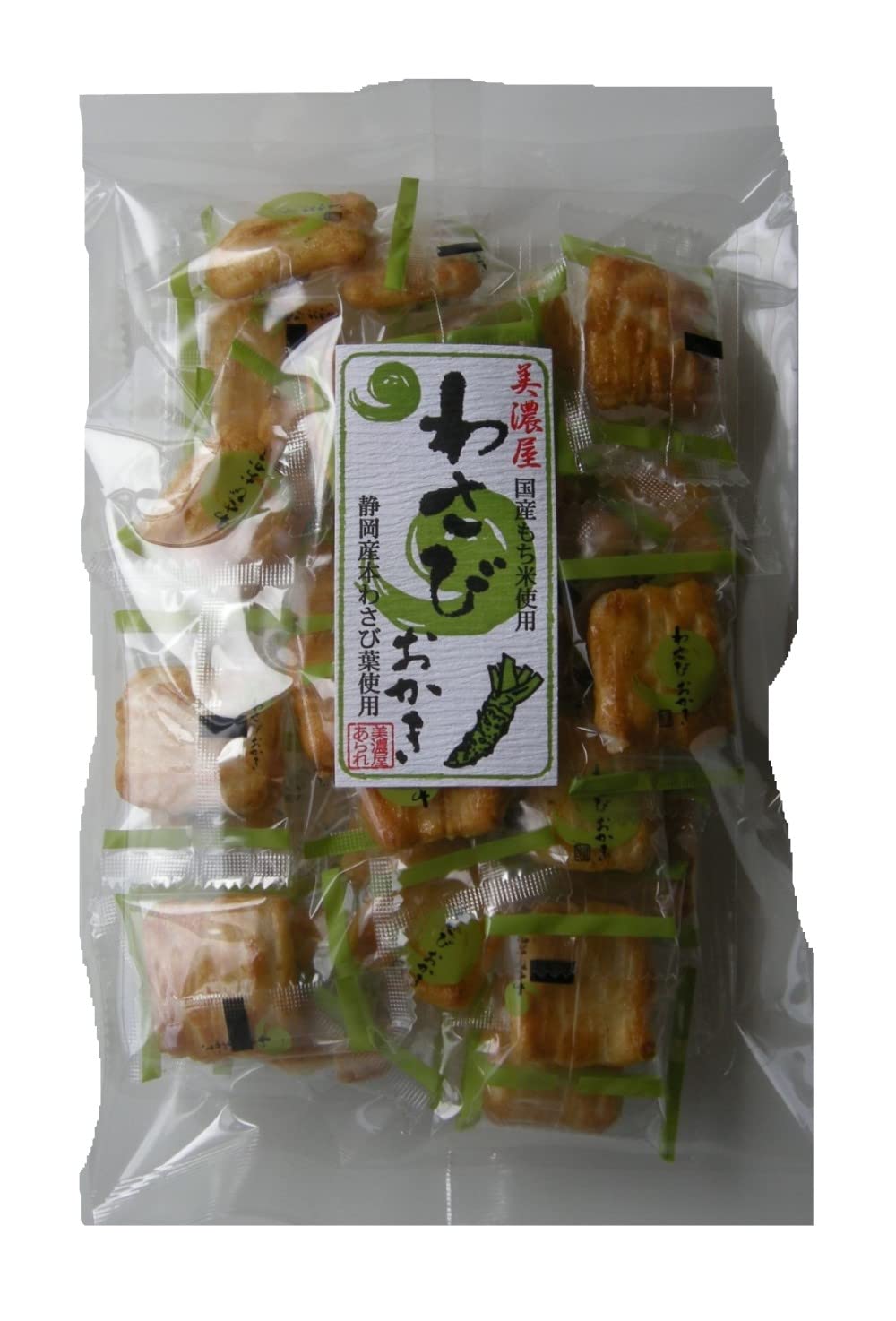 

Minoya Arare Wasabi Okaki 80g x 6 bags