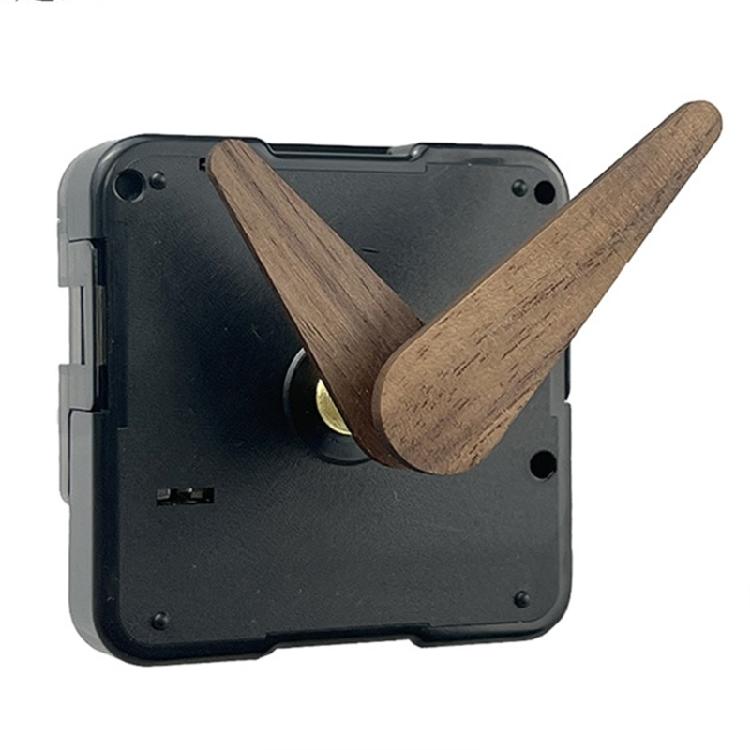 Home Craft Wall Clock Movement with Wood Hands for Art Enthusiasts for Home Offices,Cafes,Decors,for Artistic Timepiece