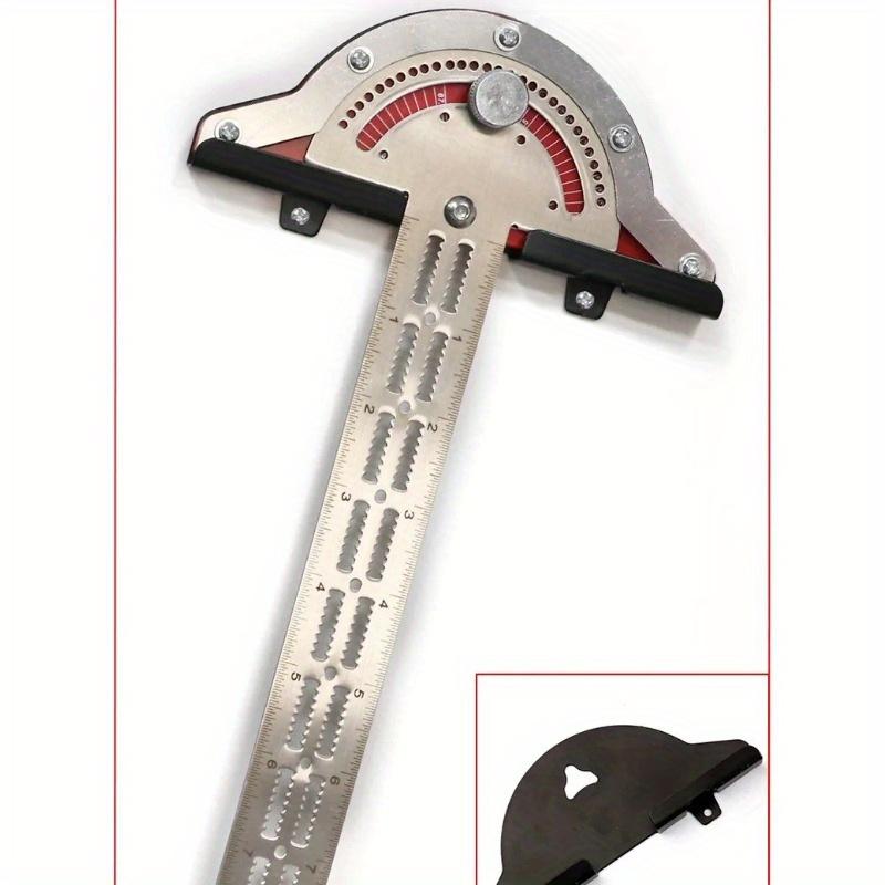 1Pc Woodworkers Ruler Stainless Steel Protractor Angle Angle Precision Carpenter Measuring Tool