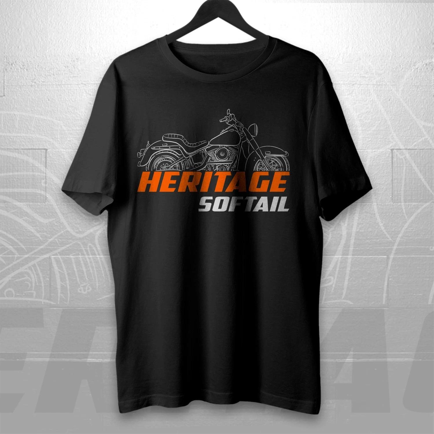 

For Harley-Davidson FLST & FLSTI Heritage Softail fans - Motorcycle T shirt 2XL