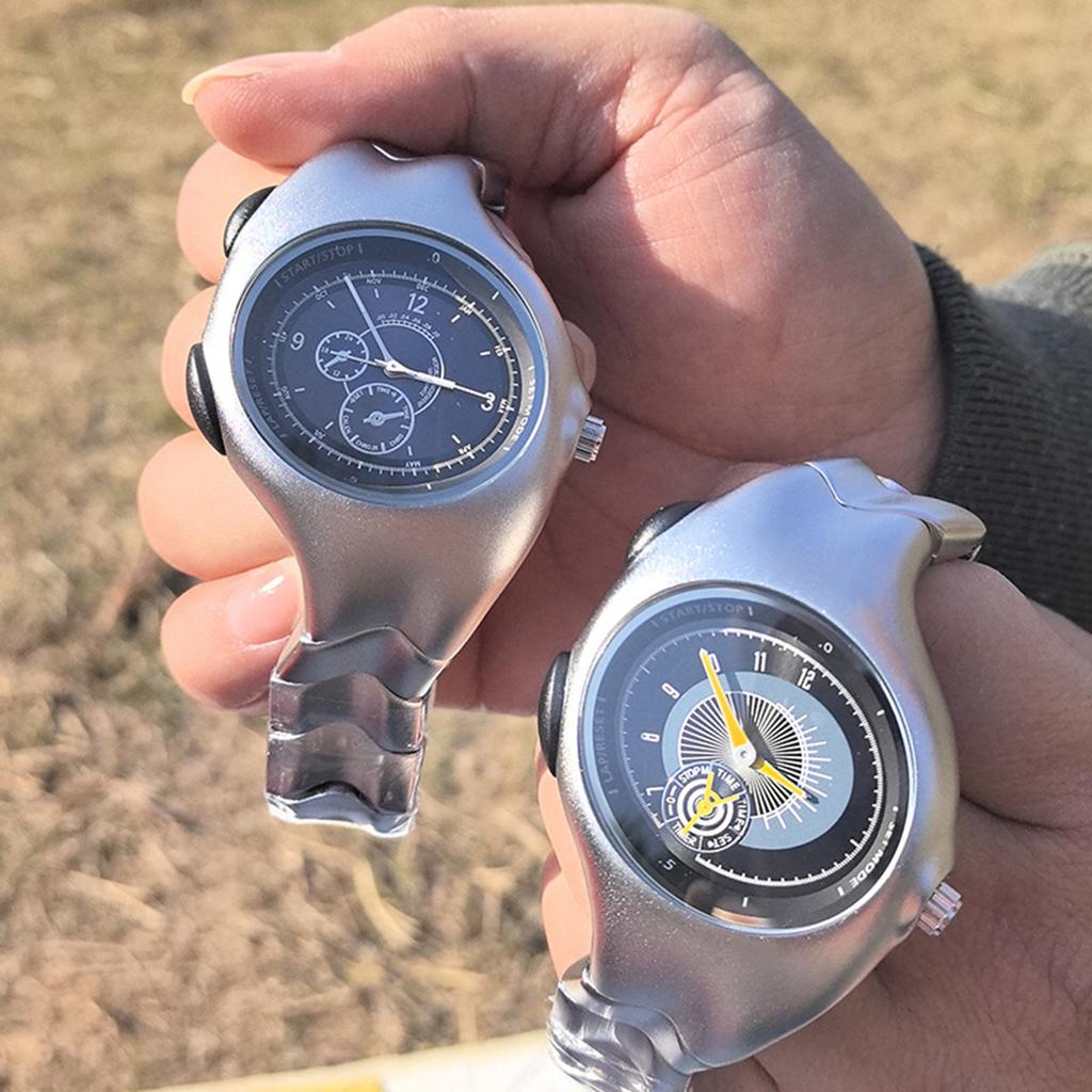 1pc Men's Watch, Unique Y2K Original Distorted Retro Quartz Watch, Suitable for Daily Wear. Ideal for Gift Giving on Valentine's