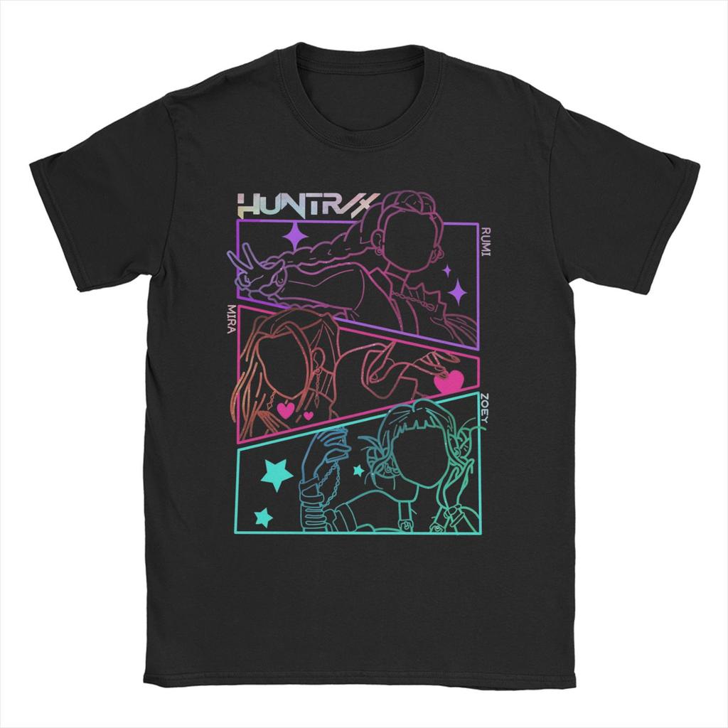 Americanstyle New Mens Tshirt Kpop Demon Hunter Tiger Bird Demon Hunter Tiger Print Tshirt Harajuku Style Streetwear Unisex