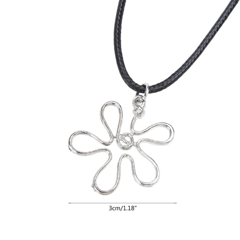 Irregular Hollow Out Flower Necklace Metal Big Flower Pendant Bohemia Sweater Collar Chain for Women Neckchain Necklace