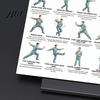 Advanced Tai Chi Core Control 3Pcs Men Training Plan Guide for Posture Correction And Pain Relief Lower Back Strength Flexibility Muscle Endurance