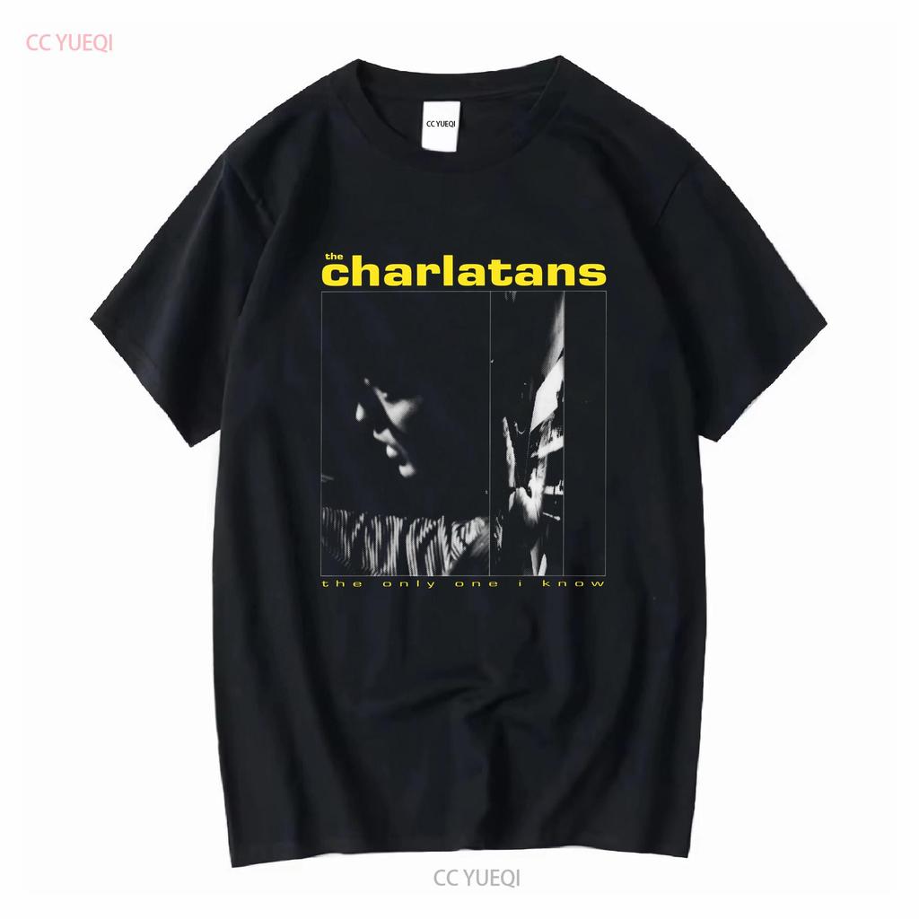 VINTAGE 1990 THE CHARLATANS INDIE ROCK TOUR CONCERT T SHIRT MADCHESTER BRITPOP Vintage Washed Homme Stretched Fashion