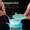 Convenient Good Sealing Visible Seasoning Jar Rotating Design Box Kitchen Accessories
