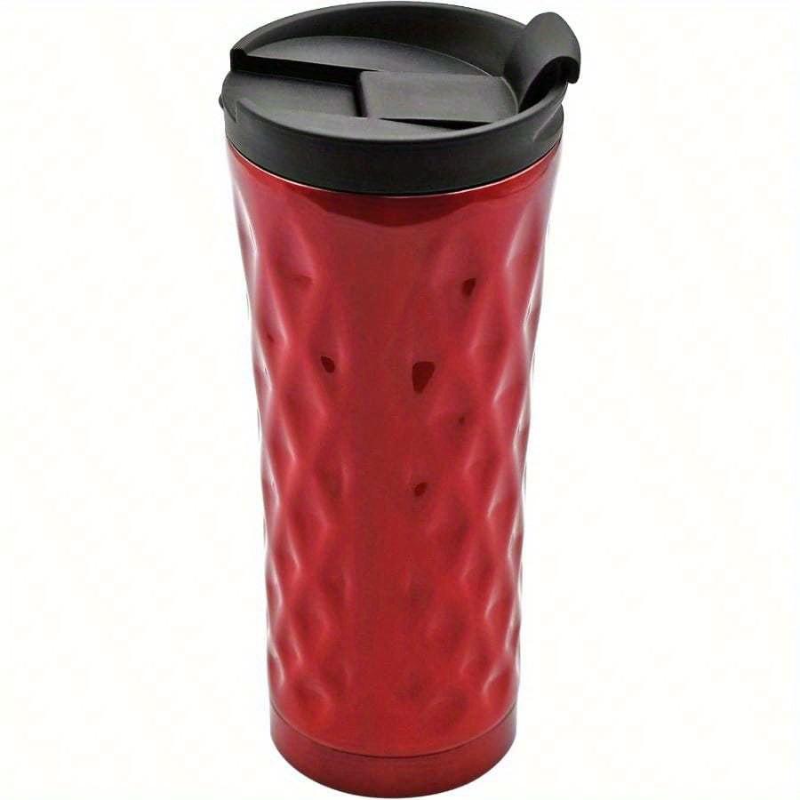 Insulated Coffee Mug 17oz, Leak Proof Coffee Cups with Lid, Thermal Coffee Cups Stainless Steel Reusable Coffee Mug Keep Cold and Hot Travel Mug
