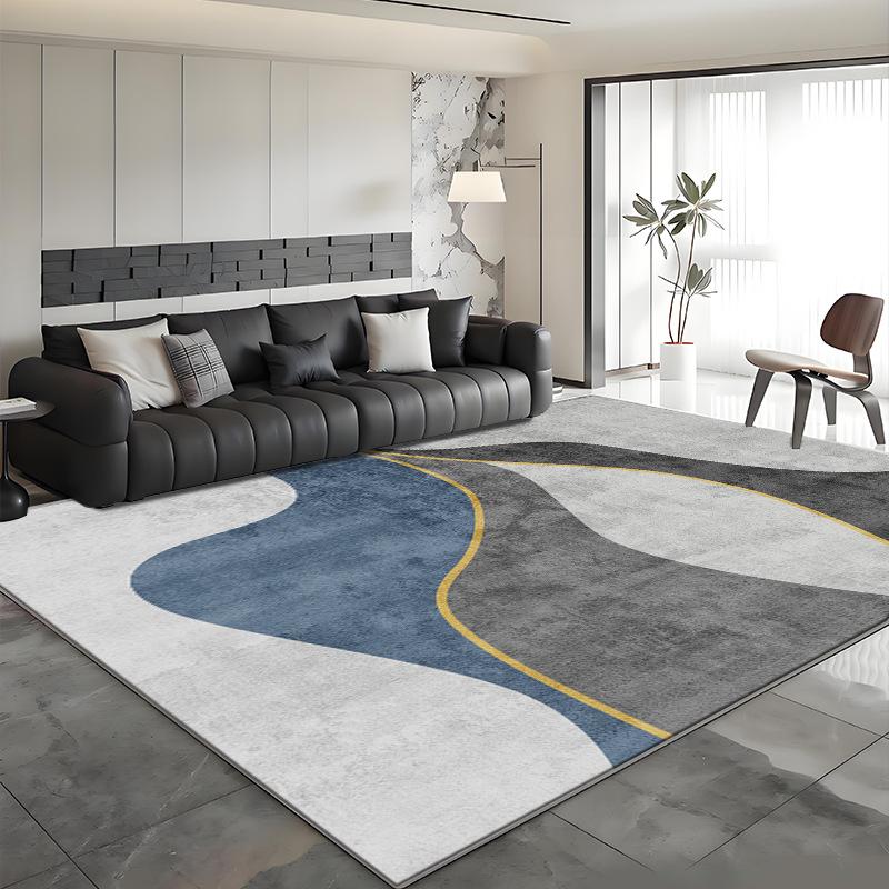Nordic Style Light Luxury Home Decoration Living Room Rug Non-slip Easy Clean Room Decor Carpet Soft Large Area Sofa Table Mat