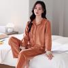 Coral Fleece Pajamas Women'S Autumn And Winter Thin Fleece Warm Long-Sleeved Island Fleece Suit Spring And Autumn Flannel Loungewear