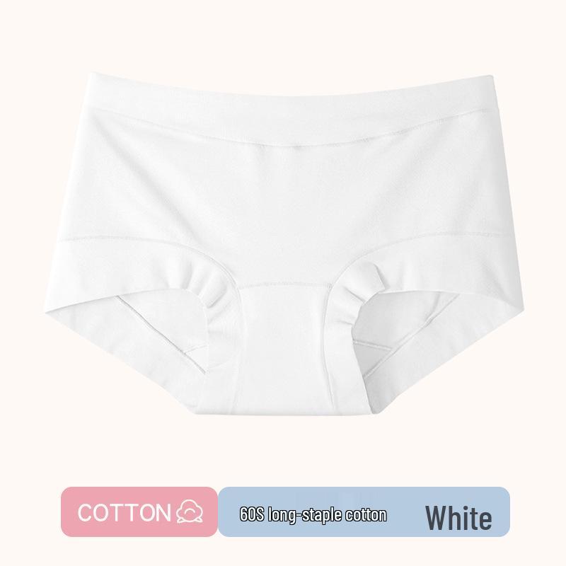 Plus Size Women s Mid-Waist Breathable Cotton Underwear with Antibacterial Gusset XL [120-140 lbs]